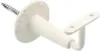 Handlaufkonsole Eisen mit Kunststoffrosette weiß (Pack=2 Produktbild-Vorschau 2