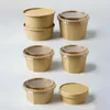 RyanPack Salatschalen, Pappe rund 500 ml Ø 14,5 cm, Höhe Produktbild-Vorschau 8
