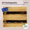 Lycce Sitzhocker mit Stauraum, 2 in 1 Holzkiste geflammt Produktbild-Vorschau 8