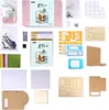 A collage of various components and packaging for a DIY miniature house kit. Anteprima dell’immagine prodotto