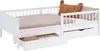 Homestyle4u Kinderbett 90x200 Holzbett mit Rausfallschutz 2 Produktbild-Vorschau 19