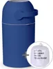 A blue diaper bin and a bag of trash bags are shown against a white background. Produktbild-Vorschau