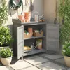 Gartenschrank mit Pflanztisch, Holz Geräteschuppen mit Produktbild-Vorschau 8