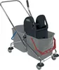 Portarifiuti doppio cromato 2x27l con pressino Anteprima dell’immagine prodotto 8