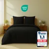 Komfortec Premium Bettwäsche 240x220 cm Bettbezug + 80x80 Produktbild-Vorschau 1