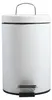 MSV Bad/Toiletten-Treteimer - weis - 3 Liter - 17 x 25 cm Produktbild-Vorschau 3
