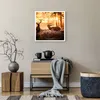Poster - Poster ohne Rahmen - Deer Heidekraut Tier - 50x50 Produktbild-Vorschau 6