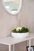 VIVANNO Dekoschale Fiberglas ESCADA LOW Schale, Weiß matt - Produktbild-Vorschau 6