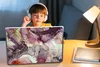 MuchoWow® Laptop Aufkleber Sticker Cover Marmor - Rot - Produktbild-Vorschau 3