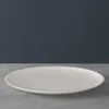 A white plate is shown on a gray surface against a dark blue background. Náhľad obrázku produktu