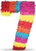 Pinata Zahl 7 Kindergeburtstag Schlagpinata 50 x 35 x 8cm Produktbild-Vorschau 1