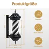 Barbierstab, Stange mit LED, drehbar Stange, Schwarze Weiße Produktbild-Vorschau 6