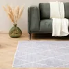 Teppich RHOMB waschbar 160 x 230 Grau, Rautenmuster, Produktbild-Vorschau 2