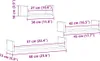 vidaXL Wandregale 3 Stk. Artisan-Eiche Holzwerkstoff Produktbild-Vorschau 7