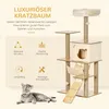 PawHut Kratzbaum Katzenbaum für Katzen Kletterbaum aus Holz Produktbild-Vorschau 4