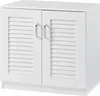 Schuhschrank 'Løten' Schuhregal 63 x 36 x 62 cm mit 2 Türen Produktbild-Vorschau 3