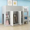 Flieks Etagenbett 90x200cm mit Kleiderschrank und Staufach, Produktbild-Vorschau 3
