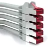 deleyCON 0,5m CAT6 Patchkabel RJ45 S/FTP PIMF, 5 Stück - Produktbild-Vorschau 1
