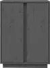 vidaXL Sideboard Grau 60x35x80 cm Massivholz Kiefer Produktbild-Vorschau 6