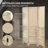 ML-Design parete divisoria in 3 parti Osaka, naturale, Anteprima dell’immagine prodotto 4