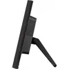 Side view of a black computer monitor on a white background. Voir les images du produit