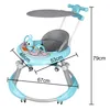 Trotteur Pliable Chariot d'Apprentissage Bébé Hauteur Voir les images du produit 9