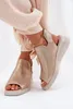 Damen Wedge Sandalen Gold Mevinette 37 Produktbild-Vorschau 7