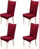 4 PCS Stretch Dining Stuhlbezüge Abnehmbare waschbare Produktbild-Vorschau 1
