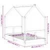 vidaXL Łóżko dziecięce 80x160 cm z litego drewna sosnowego Podgląd zdjęcia produktu 7