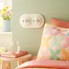 Interrupteur encastré porcelaine Retro Rotary, double, Voir les images du produit 5