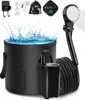 Tragbare Campingdusche, Camping Dusche Outdoor, 6000mah Produktbild-Vorschau 1