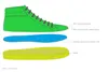 Ahimsa Schuhe Unisex Vegan High-Top Sneaker schwarz Grösse Produktbild-Vorschau 6