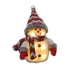 A decorative snowman figure with LED lights. Produktbild-Vorschau