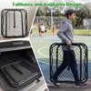 COSTWAY, rete da allenamento per calcio, dimensioni 101x101 Anteprima dell’immagine prodotto 8