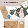 Lycce Wäschekorb mit Deckel Nischenwäschekorb Seegras Produktbild-Vorschau 4
