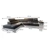 Masseno Ecksofa SELVA L-S mit Schlaffunktion L-Form, Sofa Produktbild-Vorschau 3