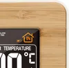 Stazione meteorologica wireless in bambù con sensore Anteprima dell’immagine prodotto 4