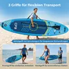 SUP-Board 320x84x15 cm, Bis zu 160 kg, extra breites iSUP, Produktbild-Vorschau 7