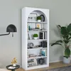 Skye Decor, HC116 - 3142, libreria, bianco, 80 x 180 x 31,5 Anteprima dell’immagine prodotto 3