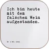Mr. & Mrs. Panda Tassenuntersetzer Ich bin heute mit... - Produktbild-Vorschau 1