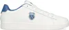 A white K-Swiss sneaker with blue accents. Produktbild-Vorschau