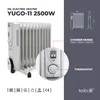 Energiesparend Ölheizkörper YUGO-11 2500W Elektroheizkörper Produktbild-Vorschau 3