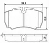 Scheibenbremsbelagsatz HA, IVECO DAILY II + III Produktbild-Vorschau 1