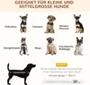 A collage of different dog breeds with their names and a diagram illustrating how to measure a dog's body length. Náhľad obrázku produktu