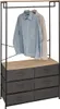 A clothing rack with drawers and two shirts hanging on it. Náhled obrázku produktu