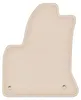 DURBAN Beige Velours-Fahrerfußmatte für Citroen C4 Picasso Produktbild-Vorschau 1
