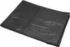 A black tarp folded and lying on a white surface. Anteprima dell’immagine prodotto