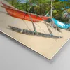 Bilder auf glas - Golf Ozean Palme Boot - 100x40cm - Produktbild-Vorschau 5