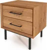 Nachttisch Seiba 1 Wildeiche massiv 51x40x50 mit 2 Produktbild-Vorschau 1