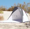 Strandzelt Grau 268x223x125 cm 185T Taft - Campingzelte Produktbild-Vorschau 1